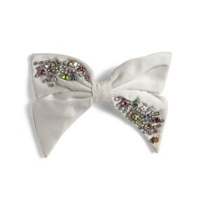 LELE SADOUGHI Rainbow Libby Swarovski Crystal Embellished Bow Barrette